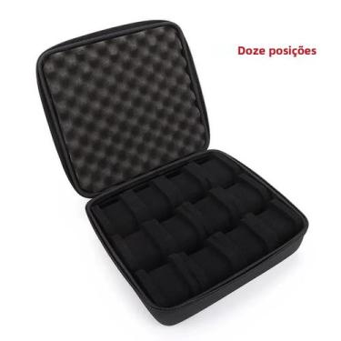 Imagem de Estojo Organizador Portátil Unissex Para Relógios De Pulso E Smartwatc
