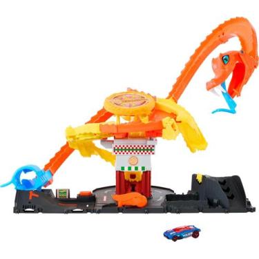 Imagem de Pista Hot Wheels City Ataque de Cobra vs Pizzaria Mattel
