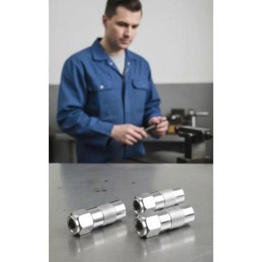 Imagem de 4 Bicos Engraxadeira Acoplador Hidráulico 1/8 NPT - Congratulations St