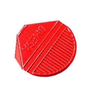 Imagem de Prendedor de  Papel Presclip Omega - Caixa 1000 Unds Vermelho