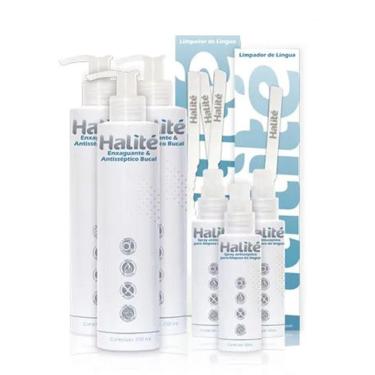 Imagem de Kit Halité para eliminar Mau Hálito, Cáseos e Boca Amarga