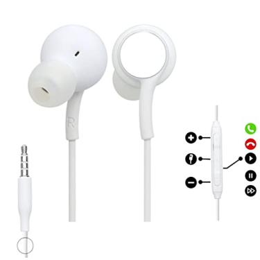 Imagem de Fone Com Fio Compátivel com Todos os Aparelhos Cor:Branco