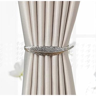 Imagem de 1 pacote de cortina elástico prendedor gancho fivela clipe bonito moda poliéster acessórios decorativos para casa, Z, 17, 1 peça preço