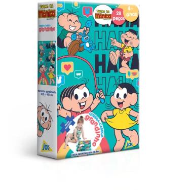 Imagem de Toyster - Quebra-cabeça Grandinho: Turma da Mônica - 28 peças - JAK