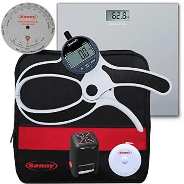 Imagem de Kit Adipômetro Digital Científico Sanny - KNS2000