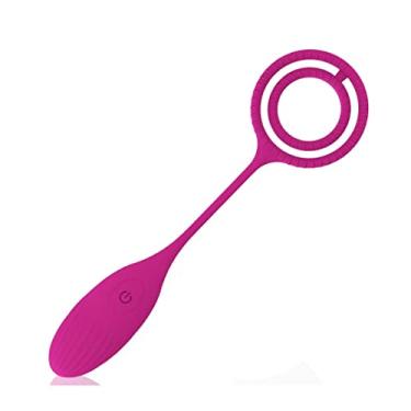 Imagem de Vibrador Anal Plug Com Dupla Penetração Massageador Ovo Controle Remoto Sem Fio 12 Velocidades Zatla (Rosa)