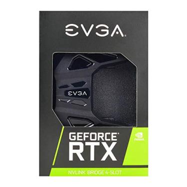 Imagem de EVGA GeForce RTX NV Link SLI Ponte, espaçamento com 4 compartimentos, LED RGB (100-2W-0030-LR)