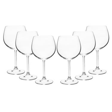 Imagem de Conjunto de Taças para Vinho Borgonha Bohemia em Cristal 570 ml - 6 Peças