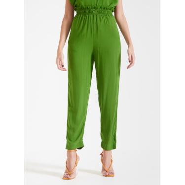 Imagem de Calça Cintura Alta Forum Feminino Verde Maranta M