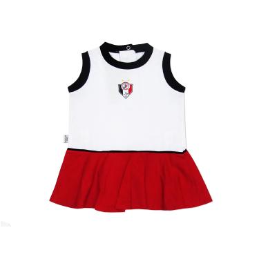 Imagem de Vestido Cavado Joinville, Rêve D'or Sport, Bebê Menina, Branco/Vermelho/Preto, M