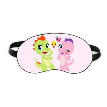 Imagem de Dinosaur Kingdom Love You Sleep Eye Shield Capa de sombra macia para noite