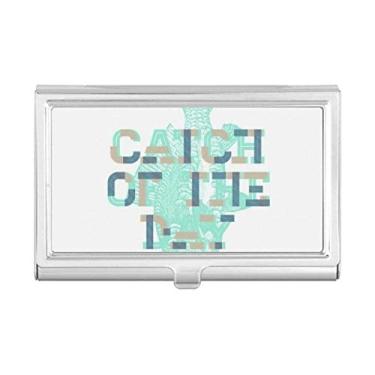 Imagem de Catch Blue Fish, porta-cartões de visita, caixa de bolso