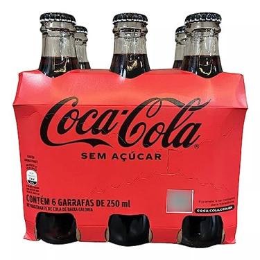 Imagem de Refrigerante Coca-Cola Sem Açucar 250ml - 6 unidades
