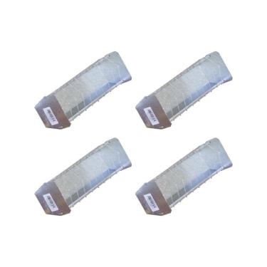 Imagem de Kit Comedouro Para Aves Com 4 Peças Galvanizado 30 Cm - Cor: Branco