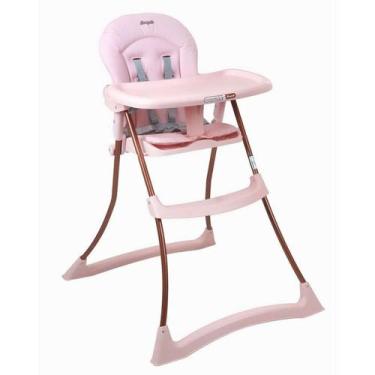 Imagem de Cadeira Alimentação Burigotto Para Bebê Até 15 Kg Rosa Mon Amour Bon A