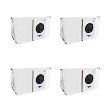 Imagem de HUAYUWA Kit de acessórios para aspirador de pó compatível com peças de reposição para aspirador de pó robótico Eco-Vacs X1S Pro, 4 sacos de coleta de pó de carbono ativado