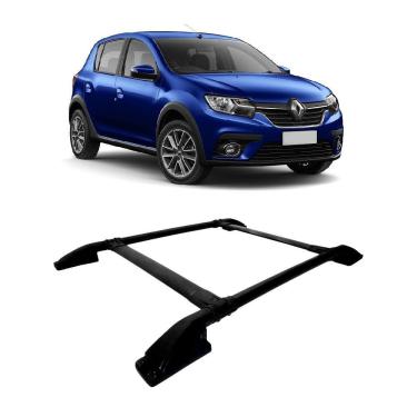Imagem de Rack De Teto Bagageiro Colado Renault Sandero 2007 Até 2022
