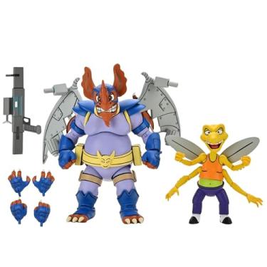 Imagem de NECA - Wingnut e Screwloose - Tartarugas Ninja Adolescentes Mutantes - Figura Articulada de Ação - 7 Escala - 2 Unidades