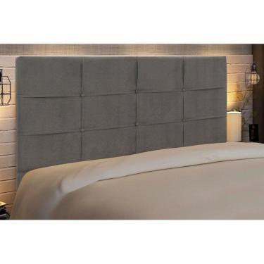 Imagem de Cabeceira Style 1,93 cinza king decoração super luxo linha quartos sofisticados - Jbe Moveis
