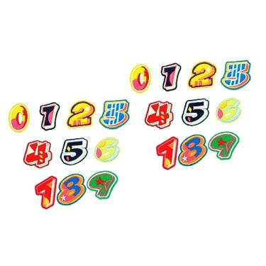 Imagem de Tofficu 2 Unidades 10 remendo para baixo Adesivos de roupas DIY Adesivo de roupa de criança jaqueta infantil mochila masculina remendo de pano de números remendo de bordado DIY Fragmento