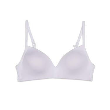 Imagem de Maidenform Sutiã feminino slim Softi Cup para meninas grandes, Branco, (34) A