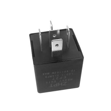 Imagem de Relé de pisca-pisca de LED EP27 5 pinos apto para Ford F150 1997-2008 | 1997-2010 Super Duty F250-F550 | Ranger 1995-2011 | Sinal de seta eletrônico LED e aviso de perigo realy, pare o hyper flash, Relé pisca-pisca EP27