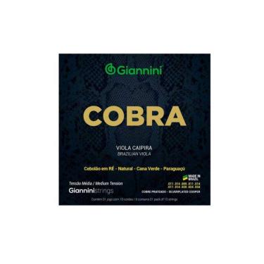Imagem de Encordoamento Viola Giannini Cobre Prateado Media Gesvm [F108]