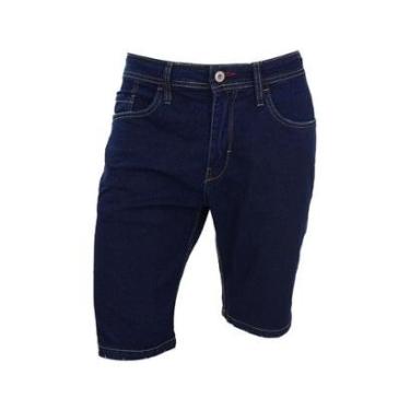 Imagem de Bermuda Masculina NicoBoco Jeans Slim Marinho - 44101-Masculino