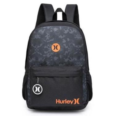 Imagem de Mochila Hurley Notebook Grande Espaçosa Casual Resistente 15 Litros-Masculino
