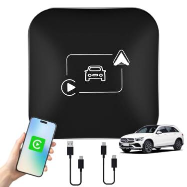 Imagem de Adaptador sem fio Carplay, [Converter com fio para sem fio] Adaptador Carplay sem fio para CarPlay com fio de fábrica, Plug & Play, Carplay Box Carplay, Dongle iPhone, adaptador Carplay sem fio
