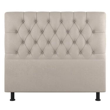 Imagem de Cabeceira Cama Box Casal Queen Size Nice 160cm Linho Bege - Abmaza