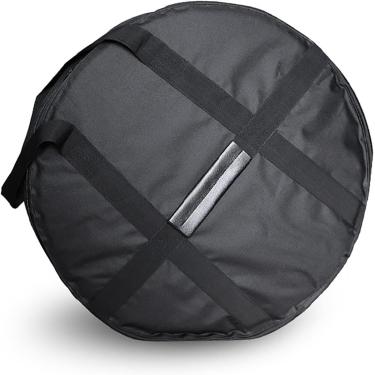 Imagem de Bolsa de gongo feita à mão, bolsa de armazenamento de mochila de gongo, instrumento musical de gongo, maleta de transporte resistente para viagens ao ar livre, 85cm