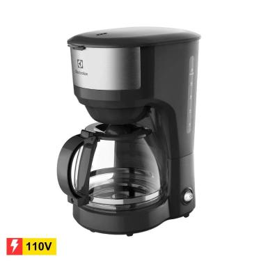 Imagem de REEMBALADO: Cafeteira Elétrica Electrolux Efficient ECM20 30 Xícaras Aço Inox/Preto - 110V