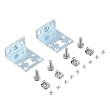 Imagem de PhyinLan Kit de montagem em rack para interruptores zimbro de 17,3 polegadas orelhas de rack para Juniper EX2200/EX2300
