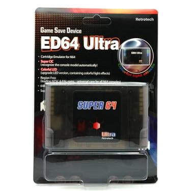 Imagem de Retrotech Super 64 Ultra 340 In 1 LED Version Multi Game Cartridge For Nintendo N64 Video Game Console
