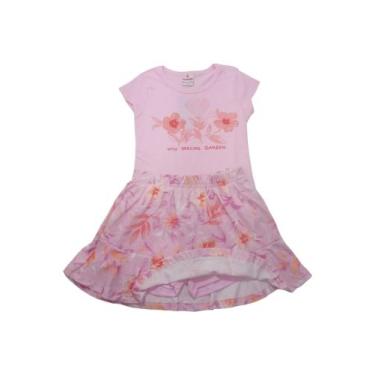 Imagem de Conjunto De Roupa Infantil Menina Com Saia Brandili 4-6-8-10