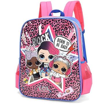Imagem de Mochila Escolar Lol Md 2 bolsos Pink