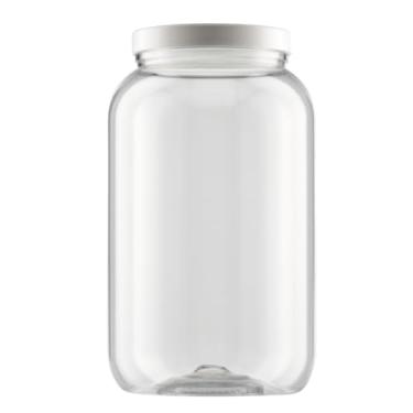 Imagem de Pote Para Mantimentos Com Tampa de Rosca 3,6 Litros Grande (Branco)