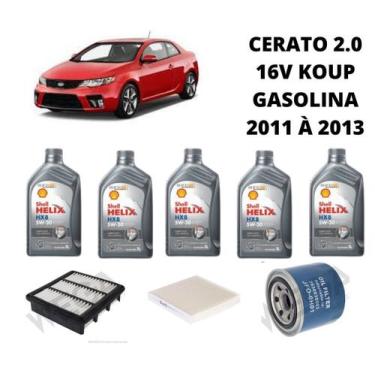 Imagem de Kit revisão troca de oleo kia cerato 2.0 16v 2011 a 2013 - SHELL