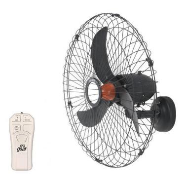 Imagem de Ventilador De Parede Com Controle Remoto Preto - 71x18x71cm - Goar, Pr