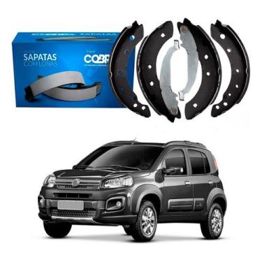 Imagem de Sapata De Freio Uno Way 1.0 1.3 Com Abs 2017 A 2022 - Cobreq