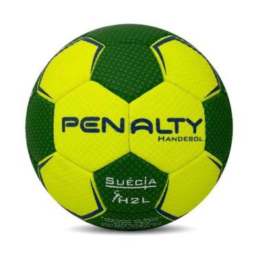 Imagem de Bola Handebol Penalty Suécia H2l Ultra Grip Feminina, Verde e amarelo