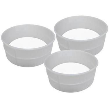 Imagem de Forma Para Queijo Canastra De 1Kg Injesul 3 Unidades