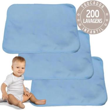 Imagem de 3 pcs Trocadores Portáteis 70x50 Bebê Absorvente Acolchoado Multiuso -