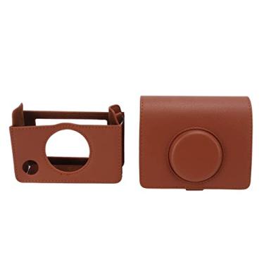 Imagem de Bolsa de Proteção de Couro PU Fashion Com Alça de Ombro para Câmera Fuji Mini Evo (Ailgelymfod4sx9pu-11)