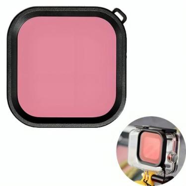 Imagem de Filtro de Mergulho Rosa para Caixa Estanque de GoPro 8 Black - Shoot