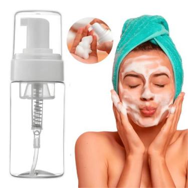 Imagem de Frasco Pump Espumador 100mL Dispenser Espuma Skin Care Beleza Sabonete
