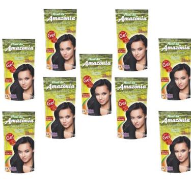 Imagem de Hene em gel amazonia 180gr pouch preto forte (preto azulado) - DIVINA 
