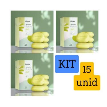 Imagem de Kit 3 caixas de sabonete todo dia Capim Limão e hortelã Total 15 unid 