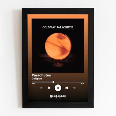 Imagem de Quadro Spotify Álbum Parachutes Tam. 15X21cm